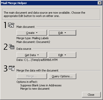 MailMergeHelper