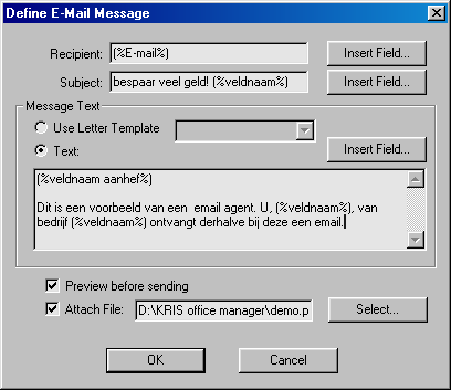 Define E-Mail Message