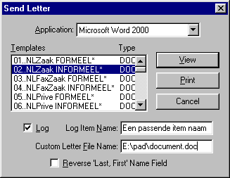 Send Letter